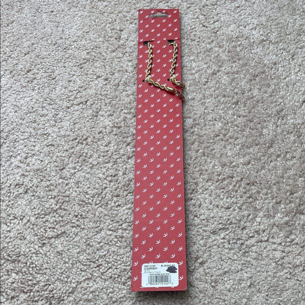 NWT Red Ape Gold Chain with LARGE Jordan Style “23” Pendant - Picture 3 of 3
